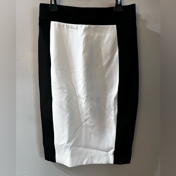 Zara Black and White Pencil Skirt - Picture 2 of 5
